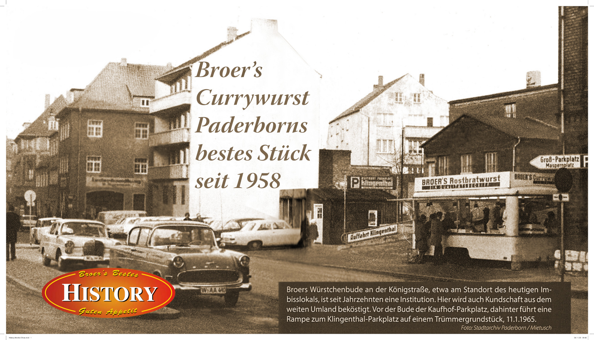 Broer´s Currywurst Paderborn 1958